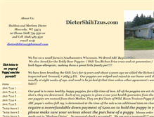 Tablet Screenshot of dietershihtzus.com